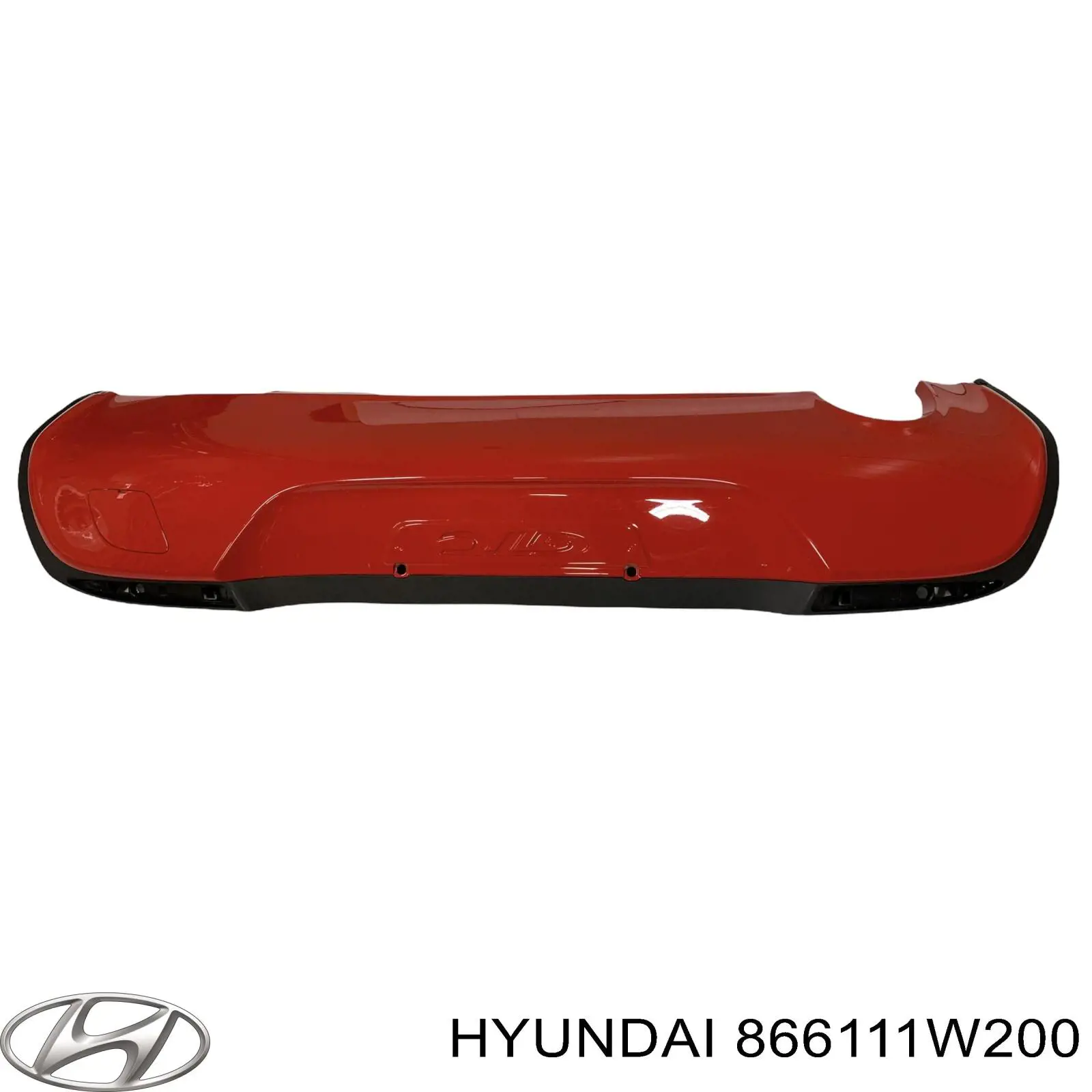 Кожух бампера заднього Hyundai/Kia 866111W200 ціна, від 169.92 USD