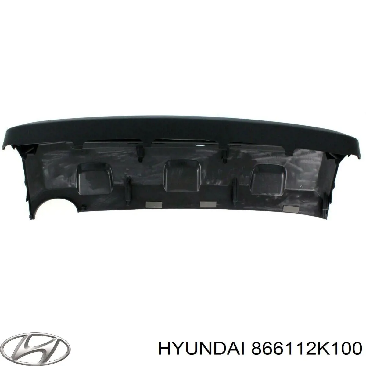866112K100 Hyundai/Kia накладка бампера заднього