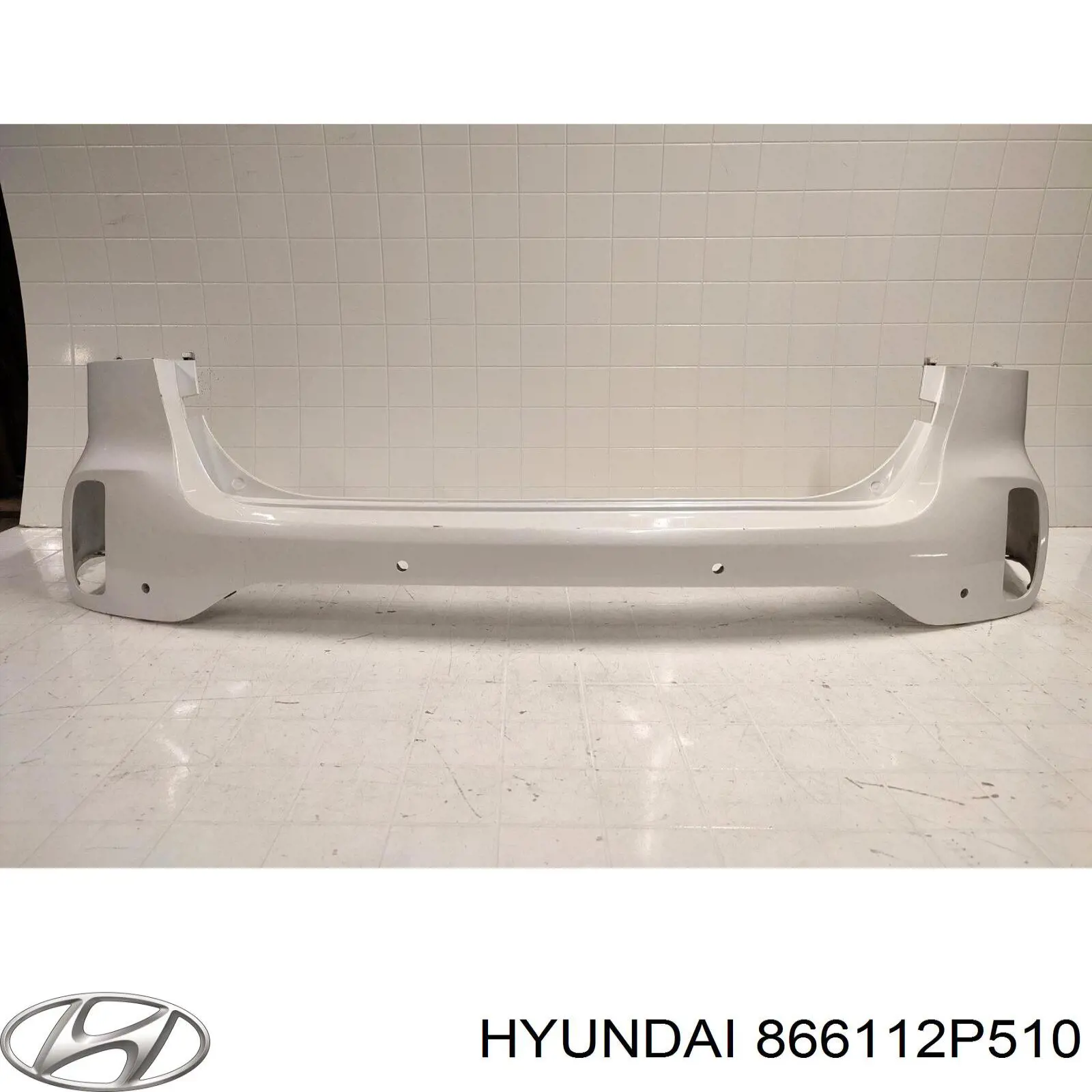 Купити 866112P510 Hyundai/Kia Бампер задній, верхня частина