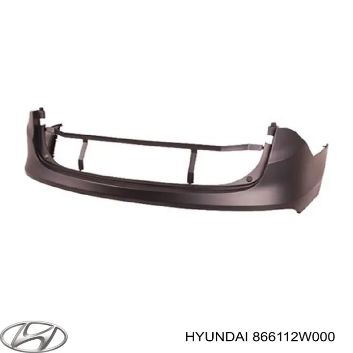 Купити 866112W000 Hyundai/Kia Бампер задній, верхня частина
