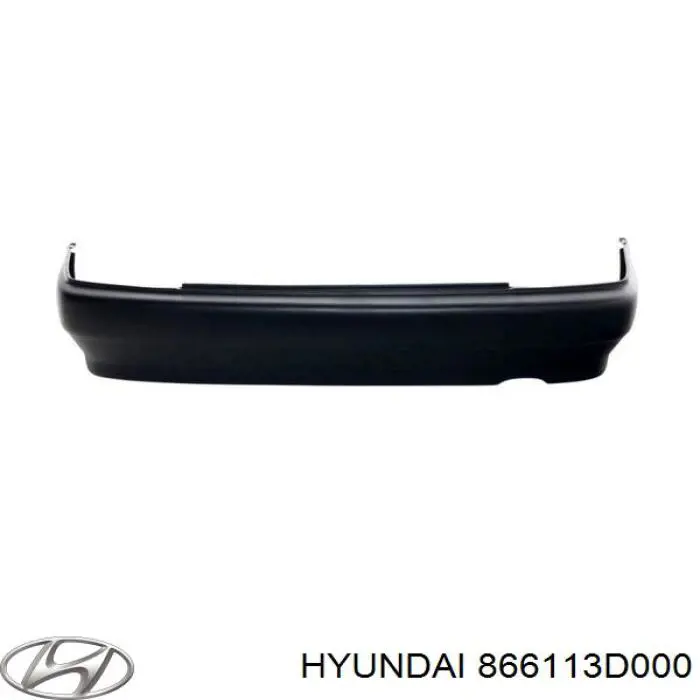 866113D000 Hyundai/Kia бампер задній