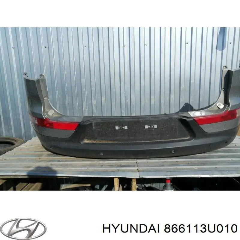 Купити 866113U010 Hyundai/Kia Бампер задній, нижня частина