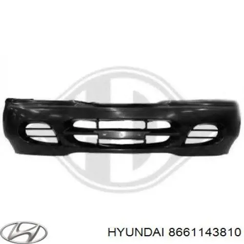 Купити 8661143810 Hyundai/Kia Буфер (бампер) передній