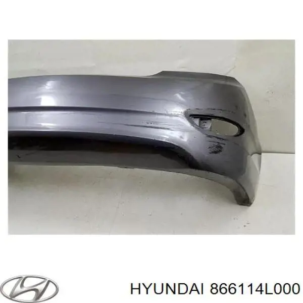 866114L000 Hyundai/Kia Буфер (бампер) задній