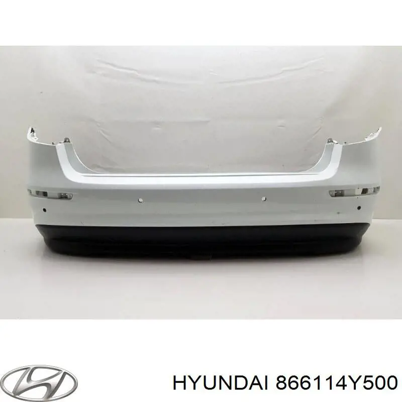 866114Y500 Hyundai/Kia Буфер (бампер) задній