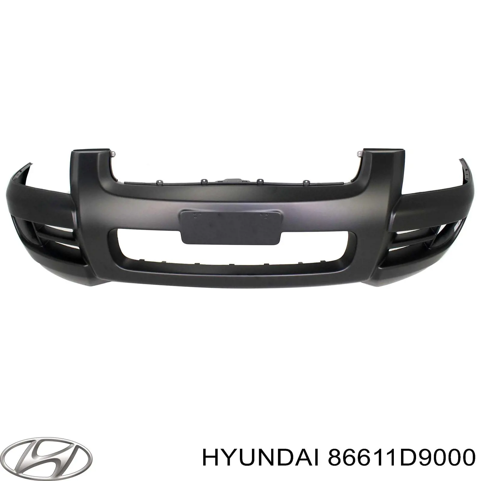 86611D9000 Hyundai/Kia Бампер задній, верхня частина