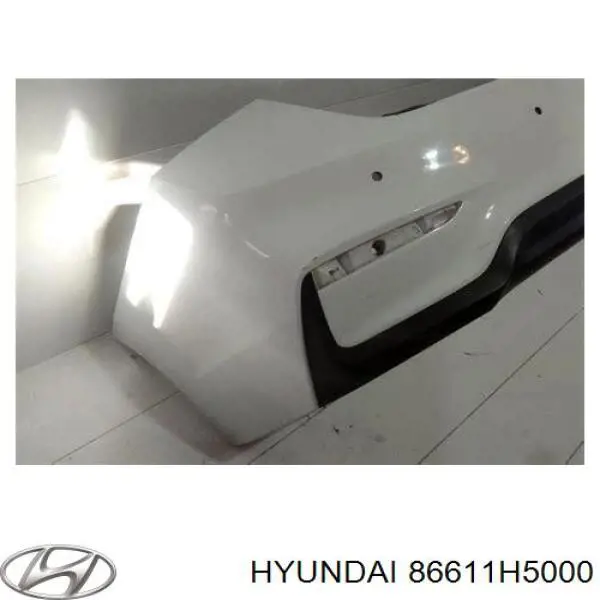 86611H5000 Hyundai/Kia Буфер (бампер) задній