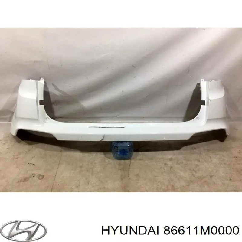 86611M0000 Hyundai/Kia бампер задній, верхня частина