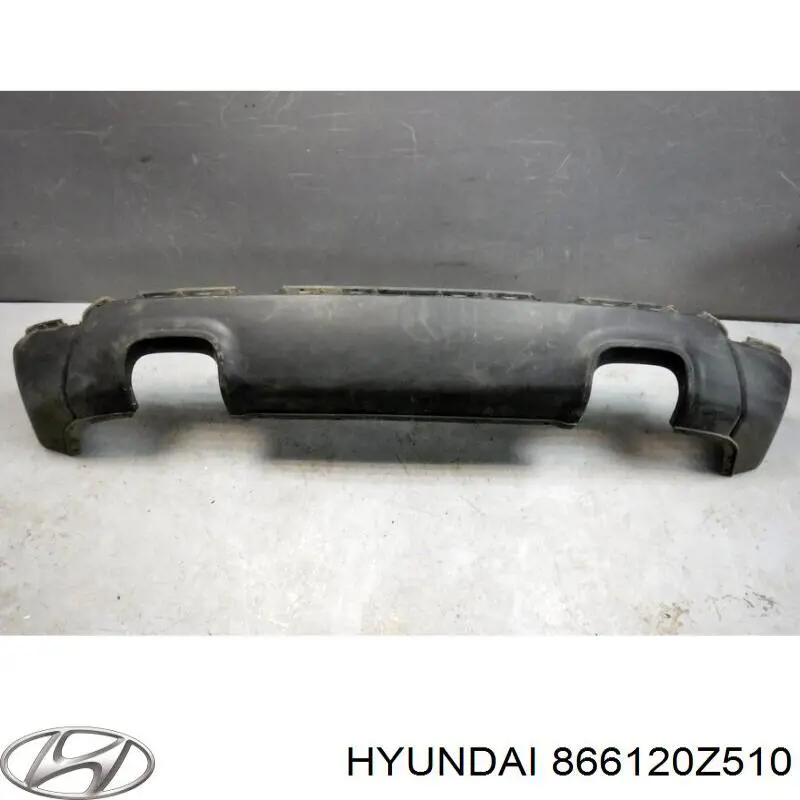 866120Z510 Hyundai/Kia Бампер задній, нижня частина