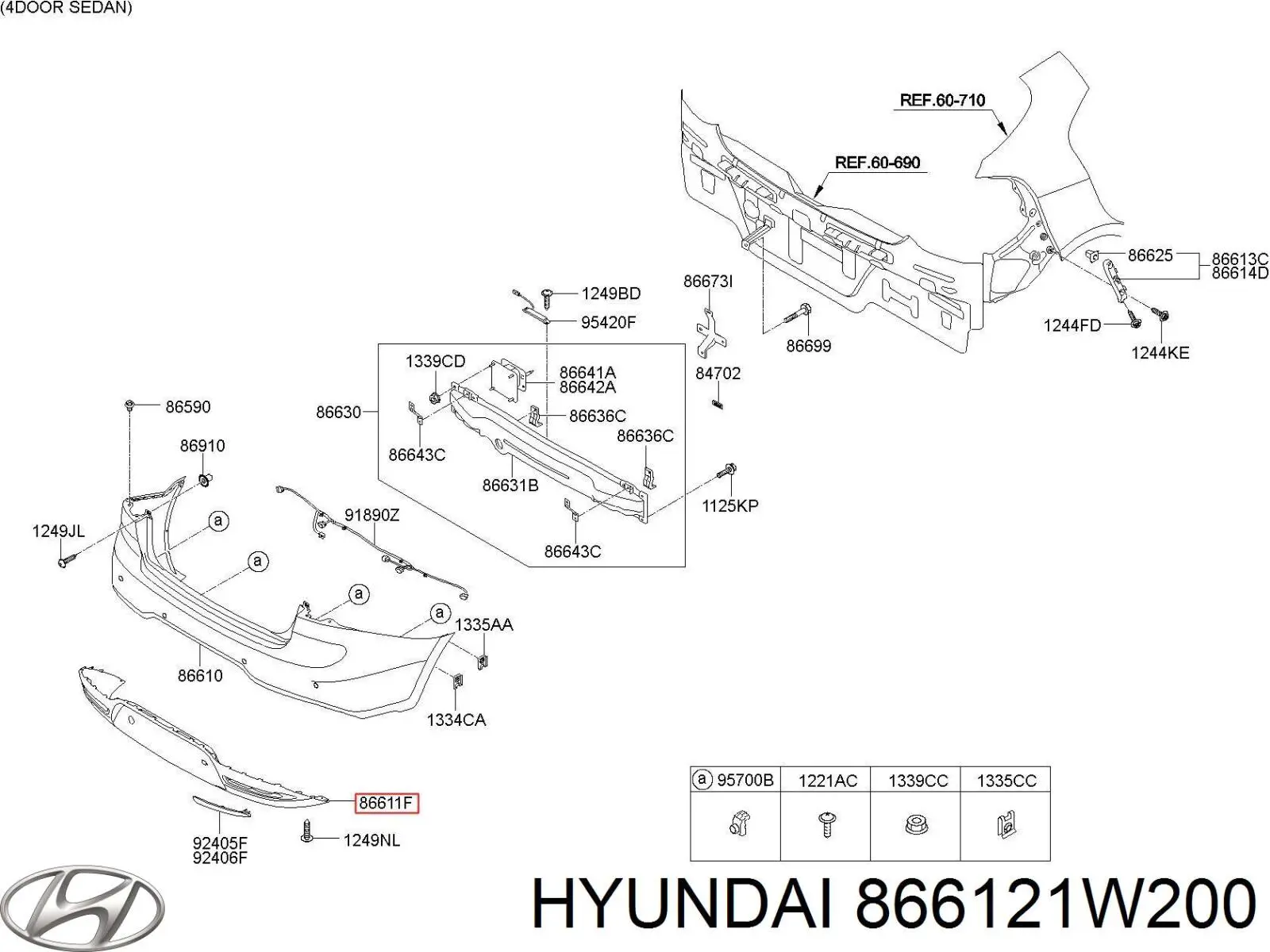  866121W200 Hyundai/Kia