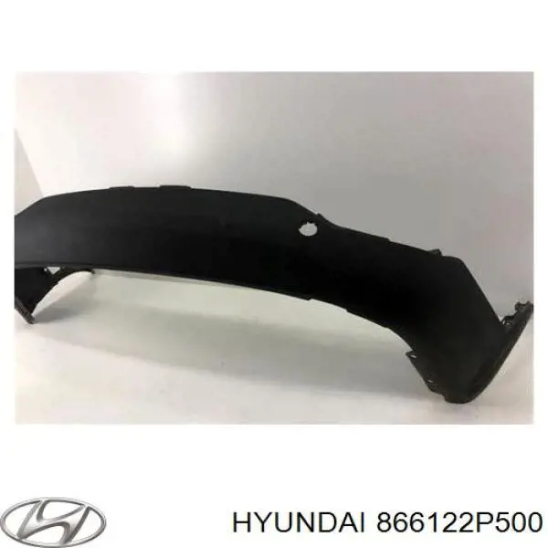 866122P500 Hyundai/Kia Бампер задній, нижня частина