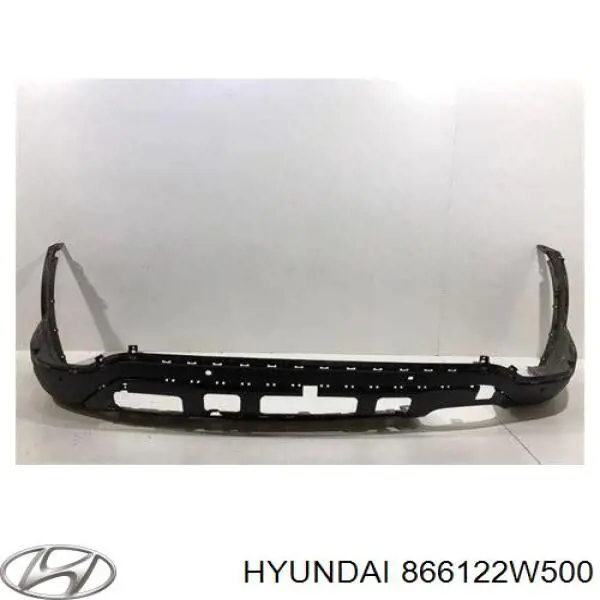 866122W500 Hyundai/Kia Бампер задній, нижня частина
