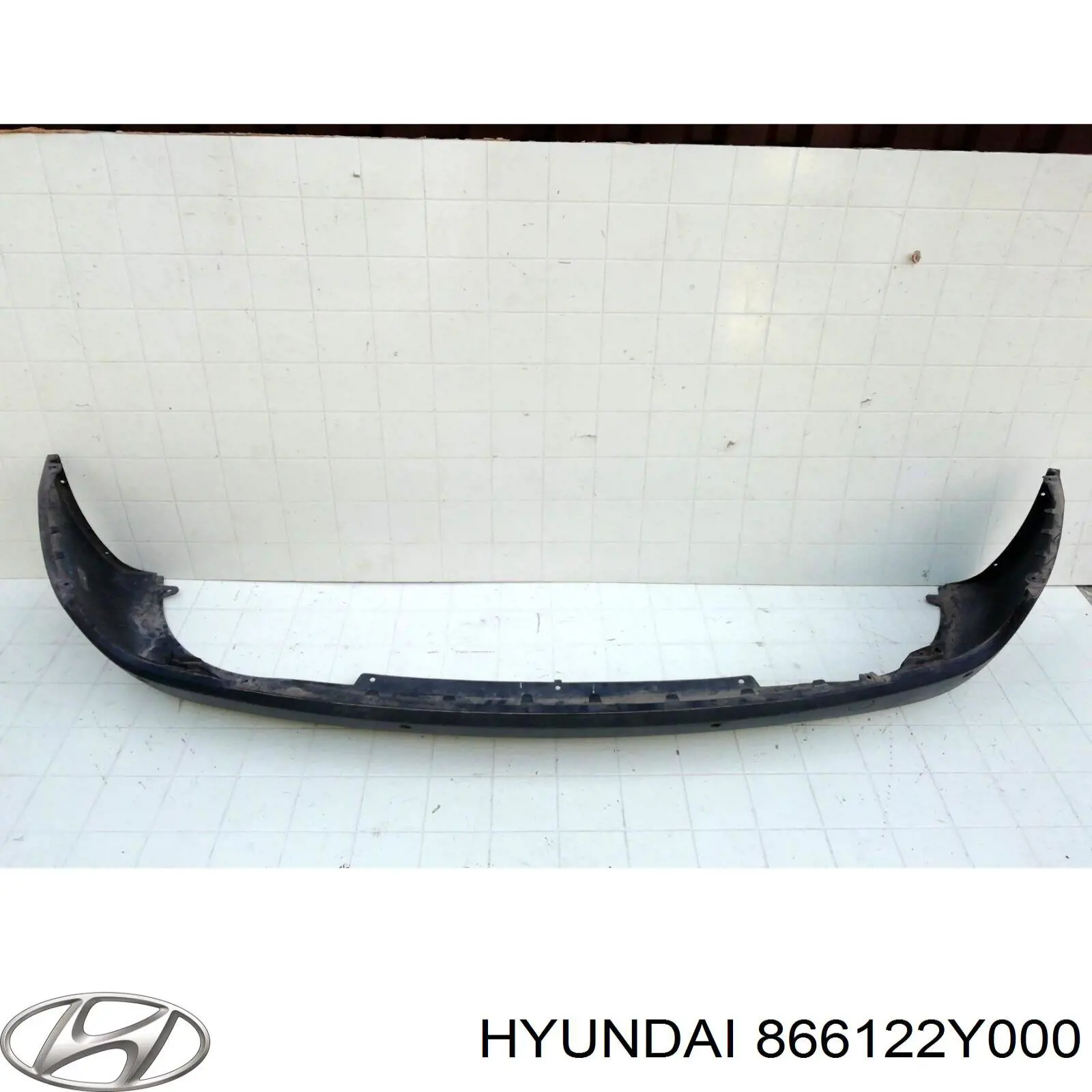 866122Y000 Hyundai/Kia бампер задній, нижня частина
