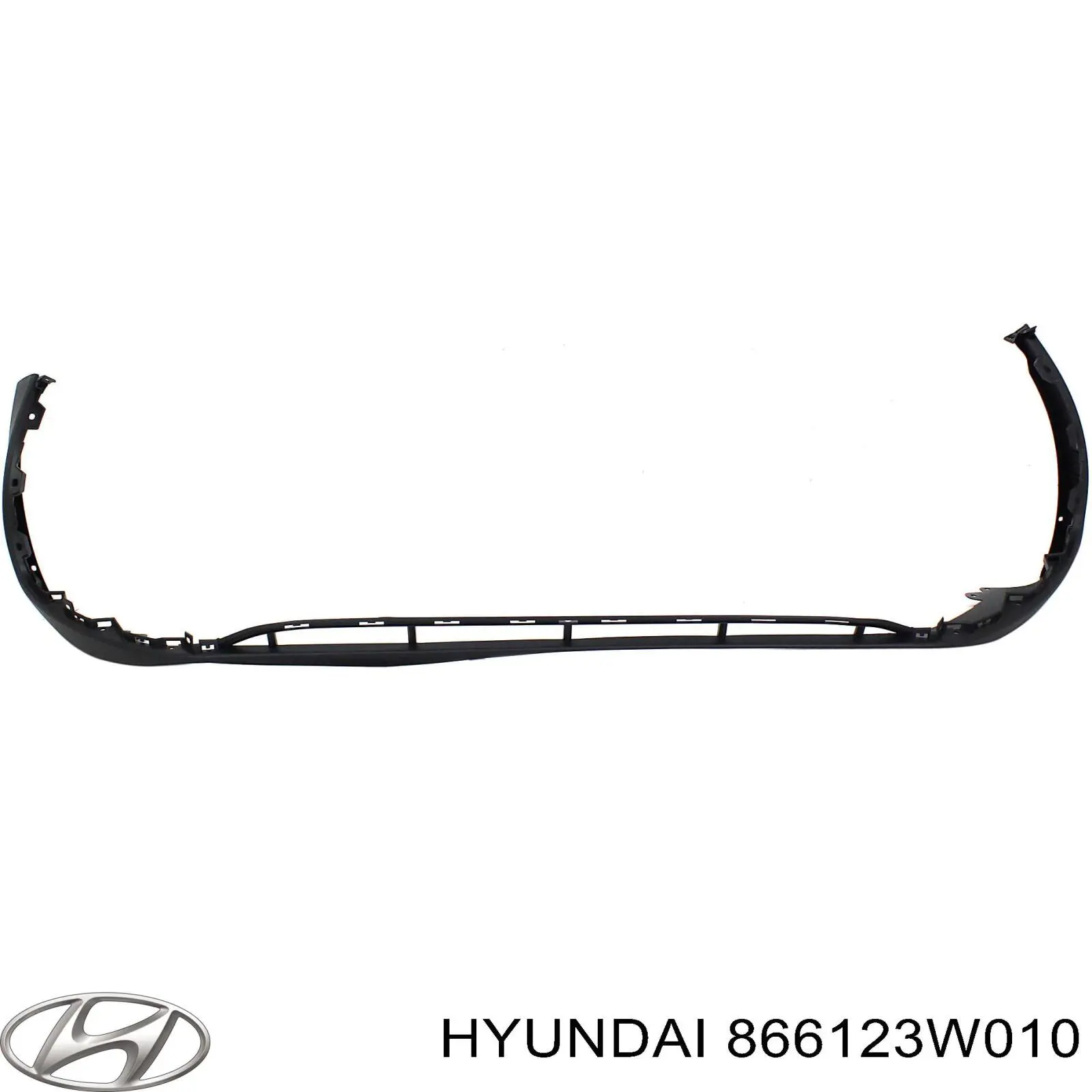 866123W010 Hyundai/Kia бампер задній