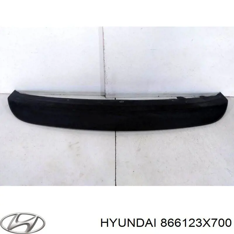 866123Y700 Hyundai/Kia накладка бампера заднього