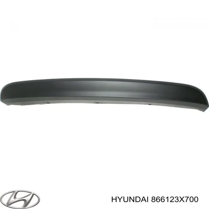 Накладка бампера заднього Hyundai/Kia 866123X700 ціна, від 103.16 USD