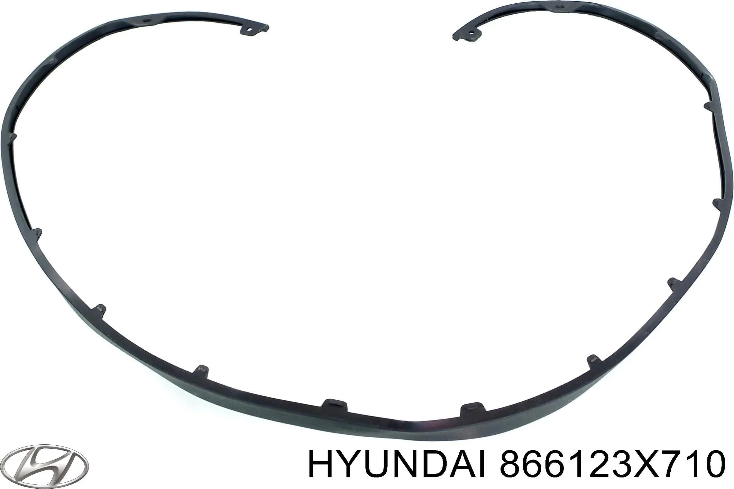 Спойлер заднього бампера Hyundai Elantra (MD) (Хендай Елантра)