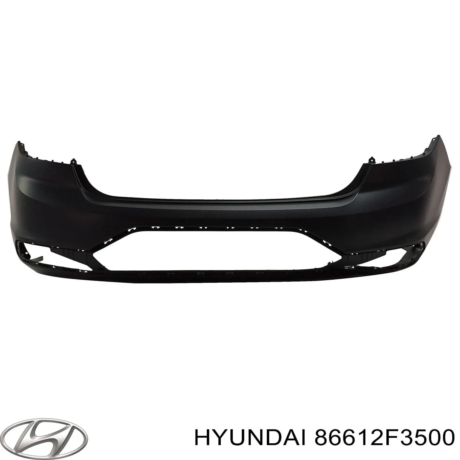 Бампер задній, нижня частина Hyundai/Kia 86612F3500 ціна, від 96.90 USD