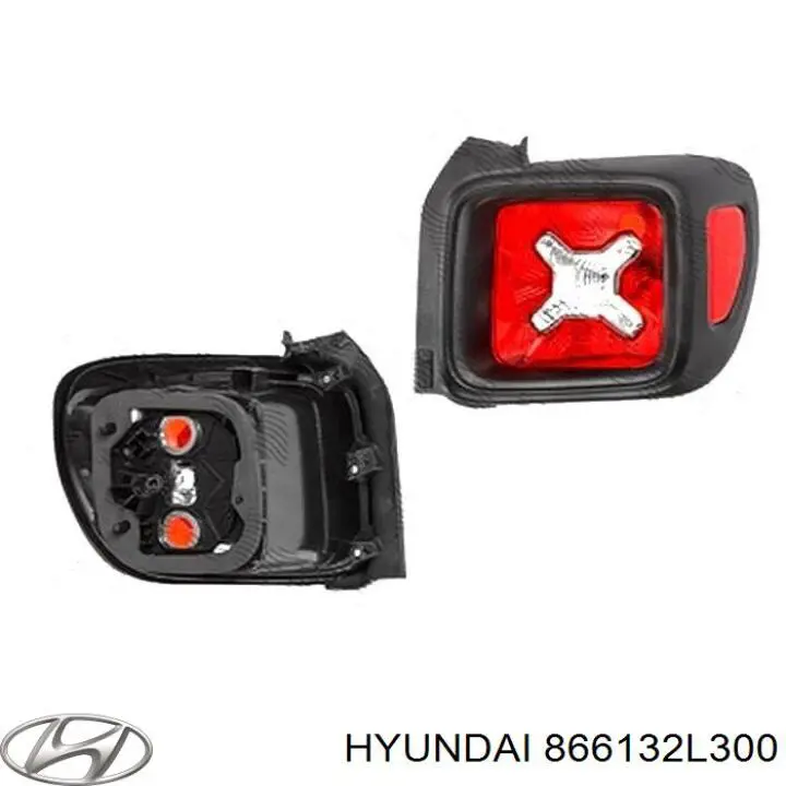 Кронштейн бампера заднього, зовнішній лівий Hyundai/Kia 866132L300 ціна, від 9.67 USD