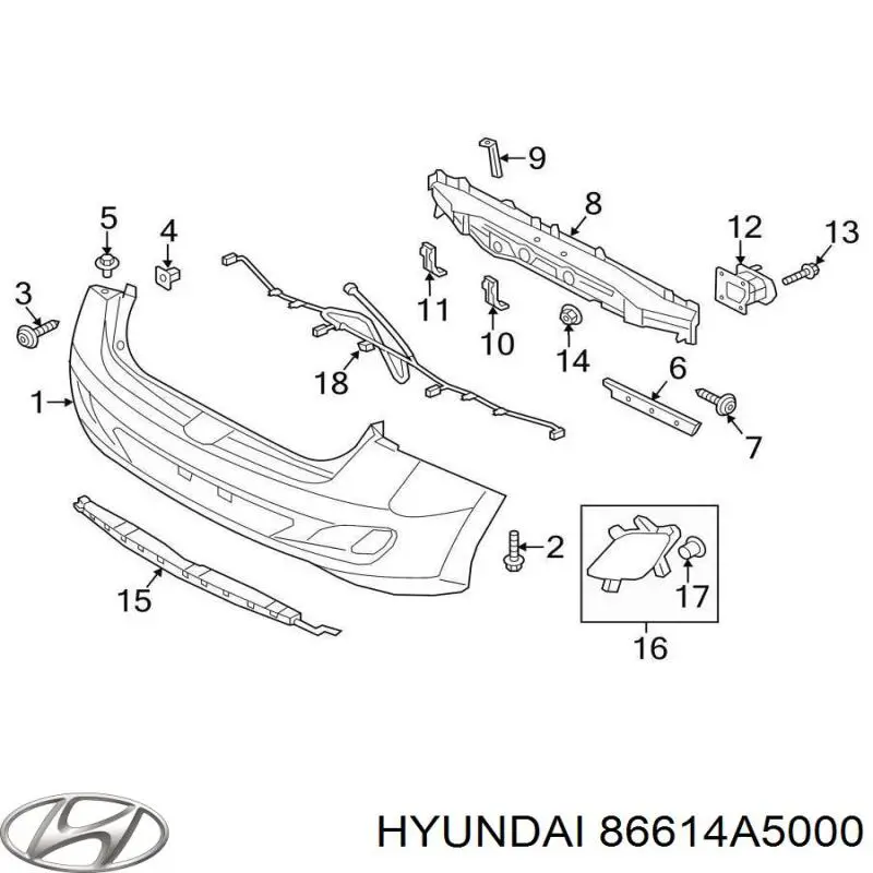  86614A5000 Hyundai/Kia