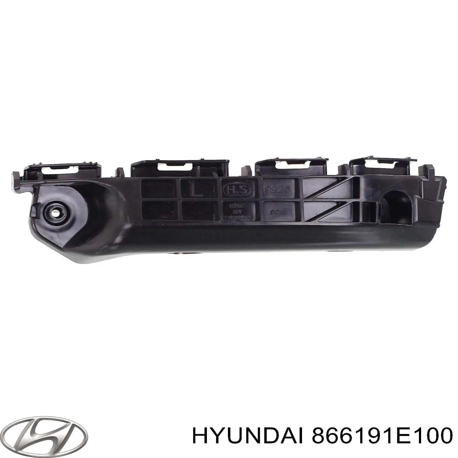 866191E100 Hyundai/Kia Кронштейн бампера заднього, зовнішній правий