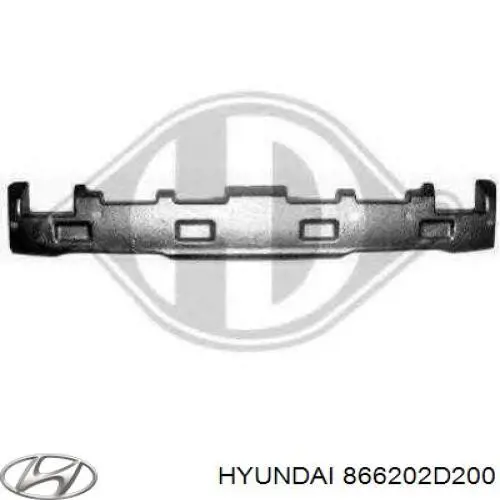 Абсорбер (наповнювач) бампера заднього 866202D200 Hyundai/Kia