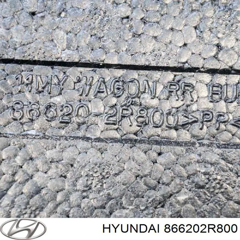 866202R800 Hyundai/Kia Абсорбер бампера заднього