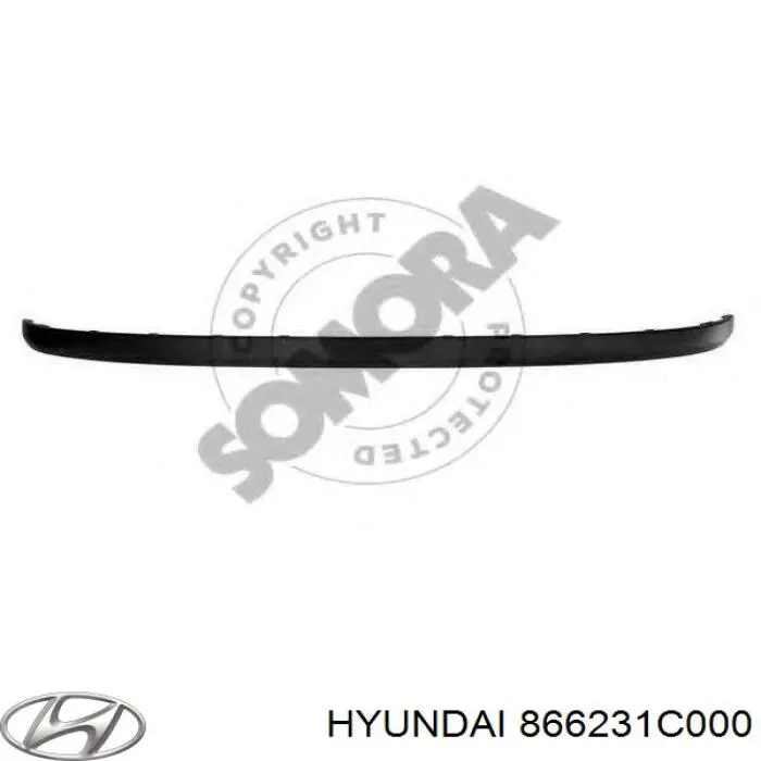 Купити 866231C000 Hyundai/Kia Накладка заднього бампера