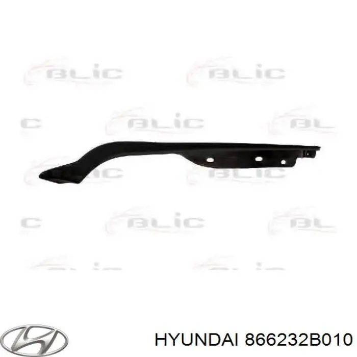 Молдинг заднього бампера, правий Hyundai/Kia 866232B010 ціна, від 15.80 USD