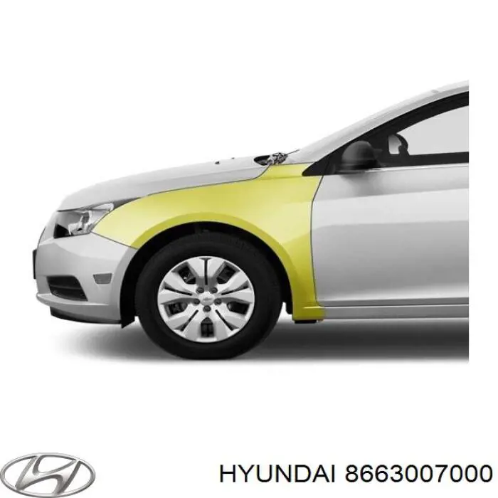 Підсилювач бампера заднього 8663007000 Hyundai/Kia