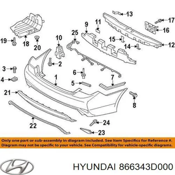 Купити 866343D000 Hyundai/Kia 