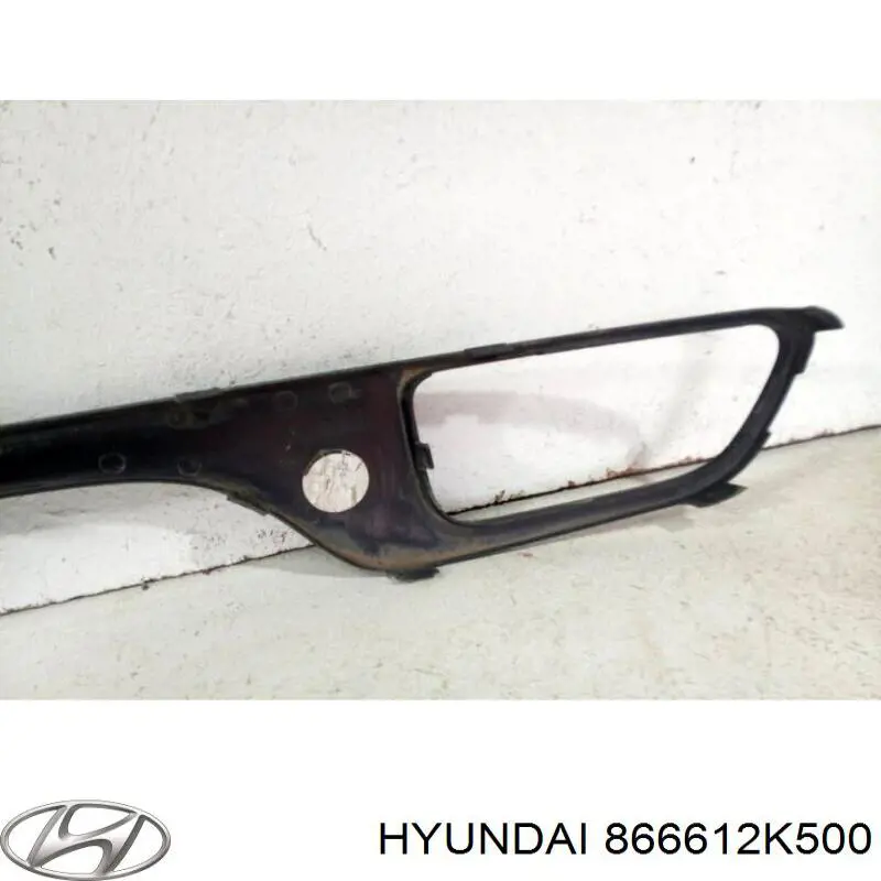 866612K500 Hyundai/Kia Накладка бампера заднього