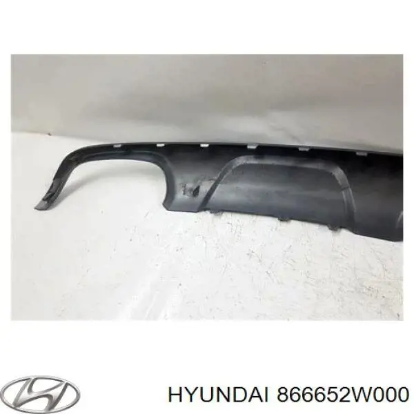 866652W000 Hyundai/Kia Накладка бампера заднього