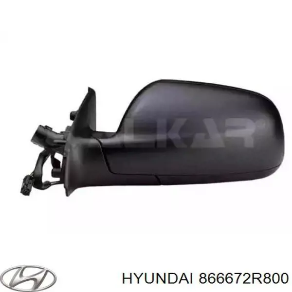 866672R800 Hyundai/Kia Заглушка бампера буксирувального гака, задня