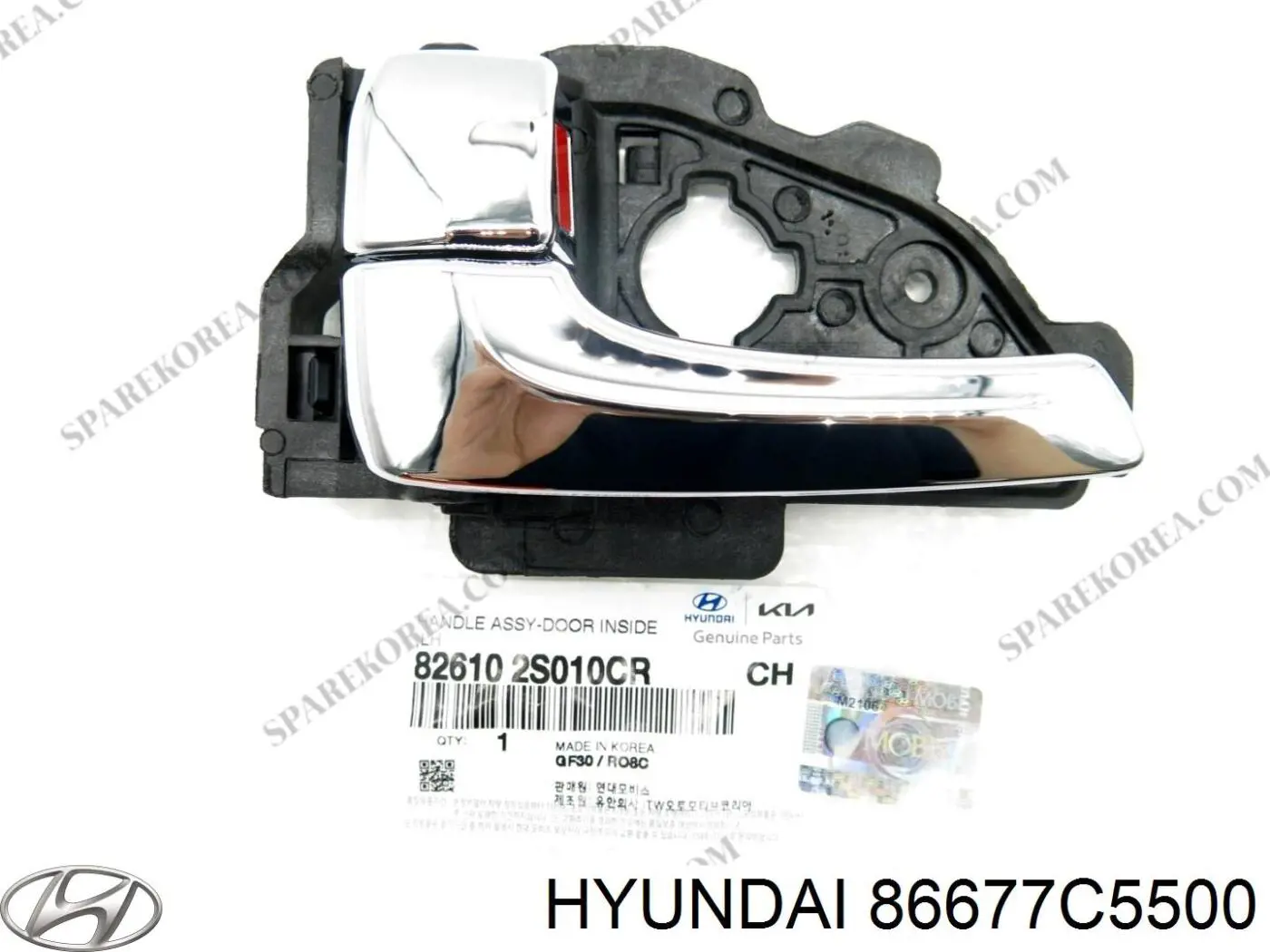 86677C5500 Hyundai/Kia Лівий кронштейн заднього бампера