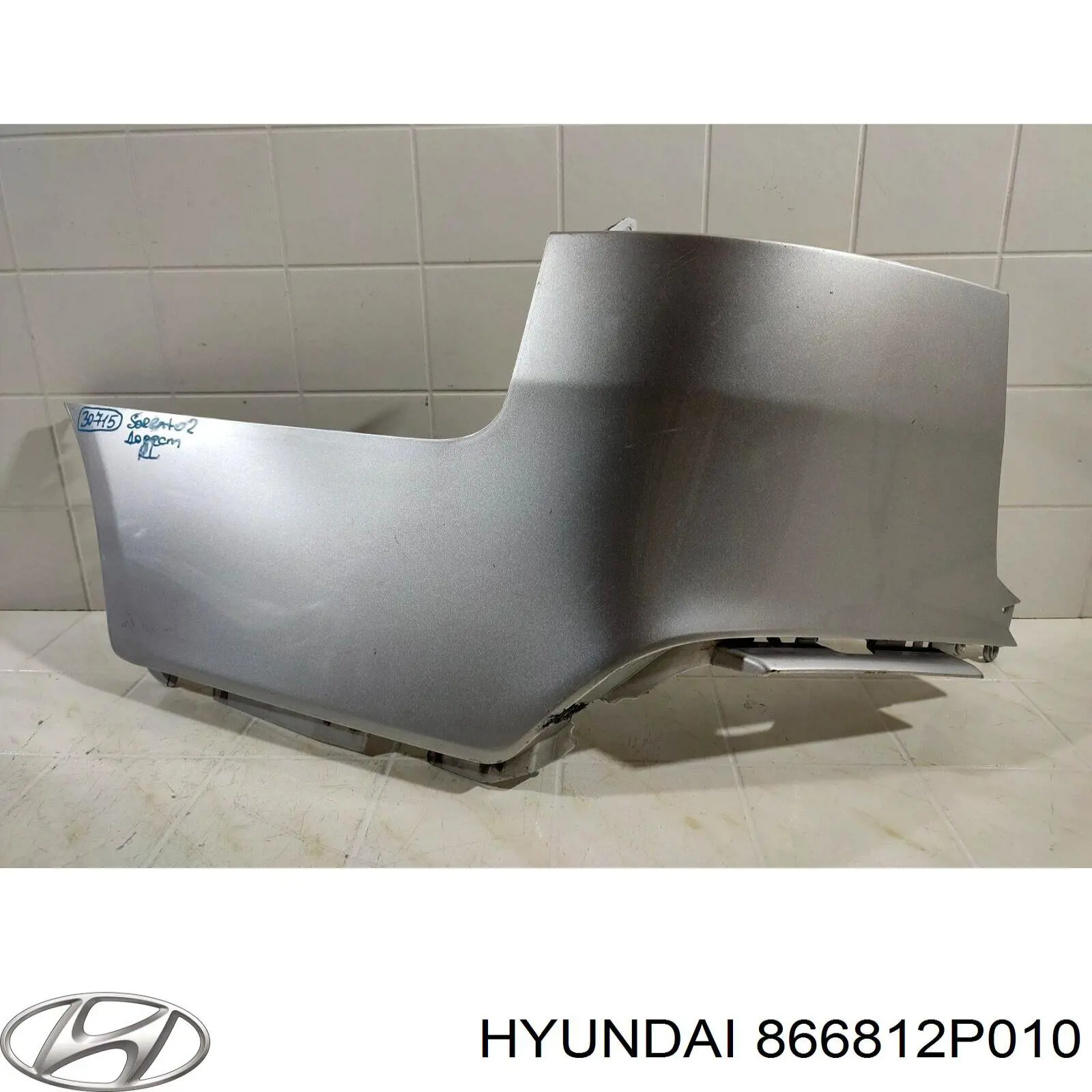 Купити 866812P010 Hyundai/Kia Бампер задній, ліва частина