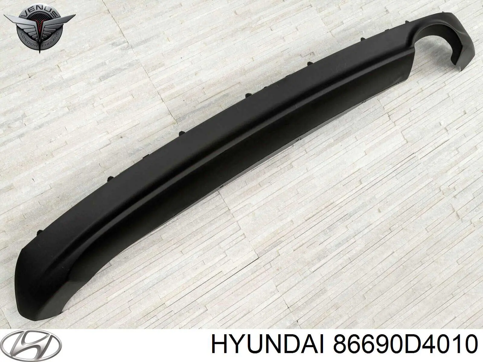 Купити 86690D4010 Hyundai/Kia Бампер задній, нижня частина