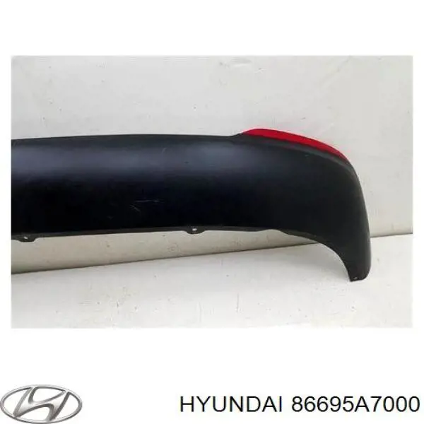 86695A7000 Hyundai/Kia Накладка бампера заднього