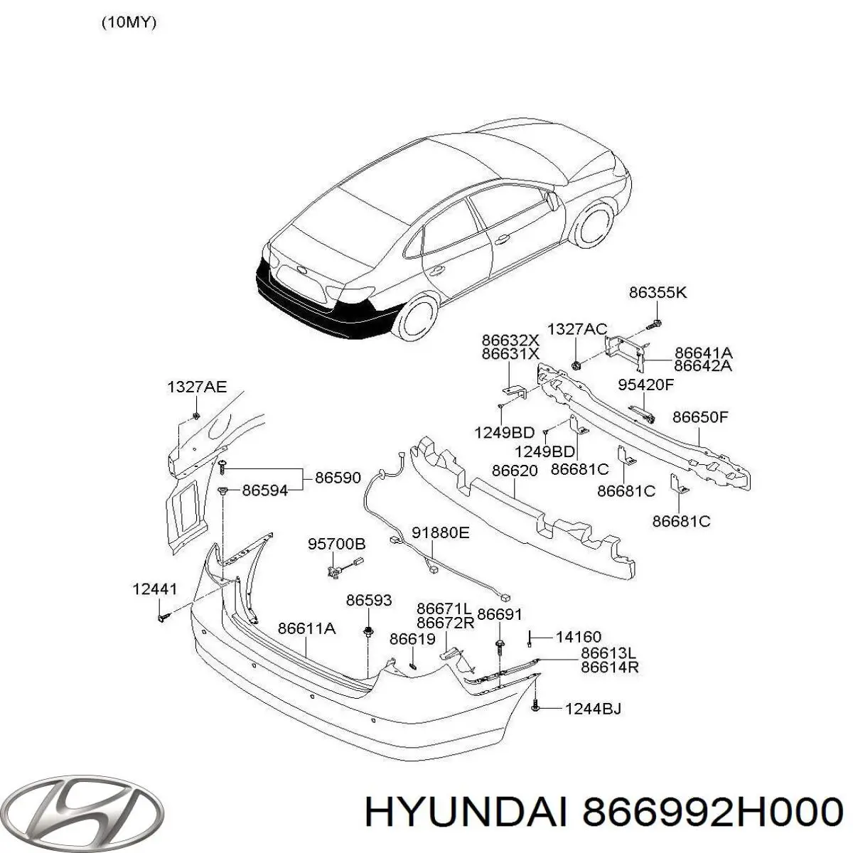 866992H000 Hyundai/Kia 