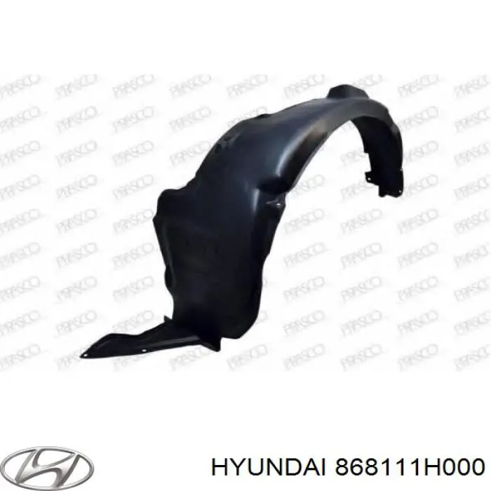868111H000 Hyundai/Kia підкрилок переднього крила, лівий