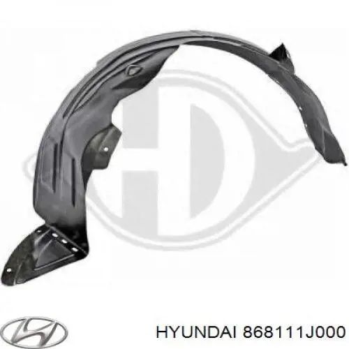 Підкрилок переднього крила, лівий Hyundai I20 I хетчбек (PB) (2008 - 2012) ціна, від 14.03 USD
