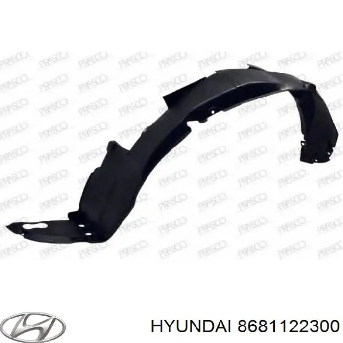 Купити 8681122300 Hyundai/Kia Підкрилок передній лівий