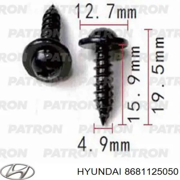 Підкрилок переднього крила, лівий Hyundai/Kia 8681125050 ціна, від 76.02 USD