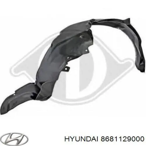 Купити Підкрилок передній лівий Hyundai Lantra II 