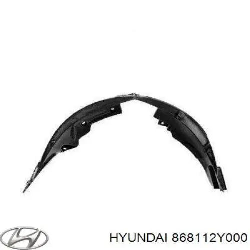 Підкрилок переднього крила, лівий 868112Y000 Hyundai/Kia