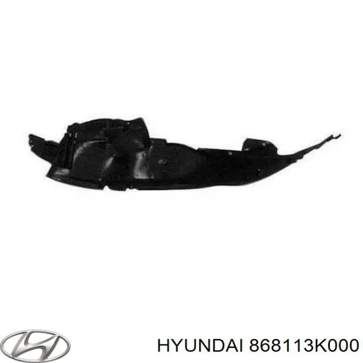 868113K000 Hyundai/Kia підкрилок переднього крила, лівий