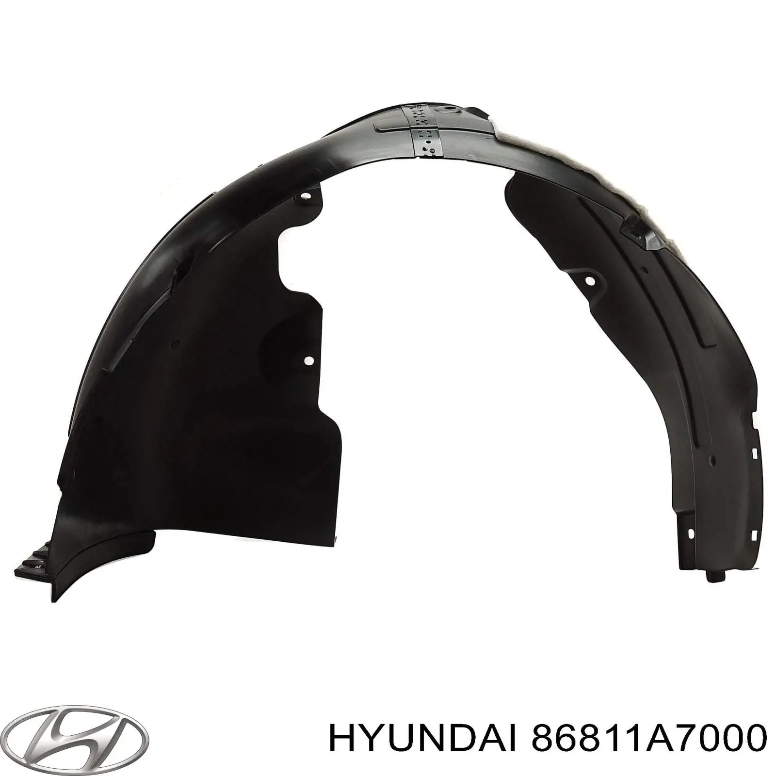 86811A7000 Hyundai/Kia Підкрилок переднього крила, лівий