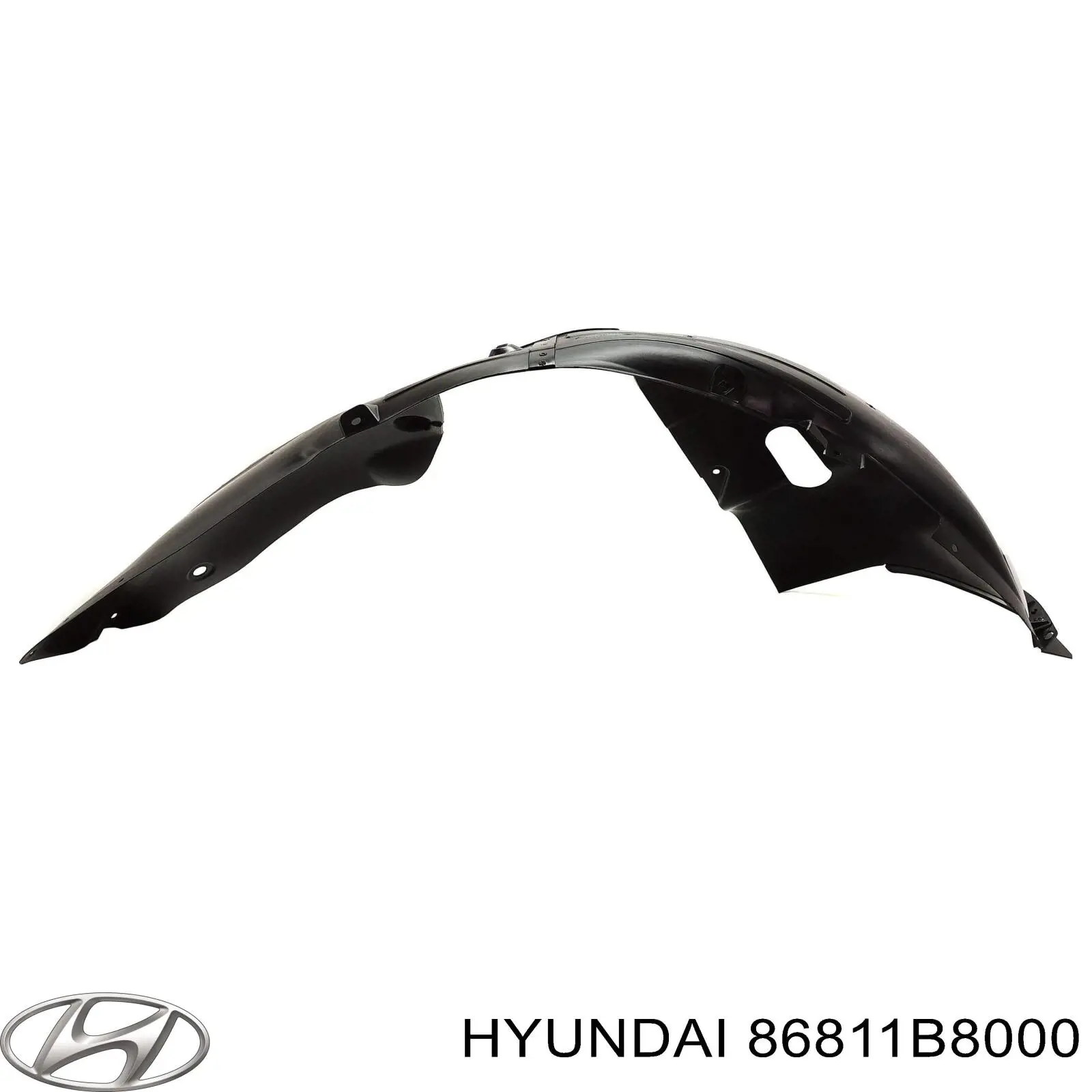 86811B8000 Hyundai/Kia Підкрилок переднього крила, лівий