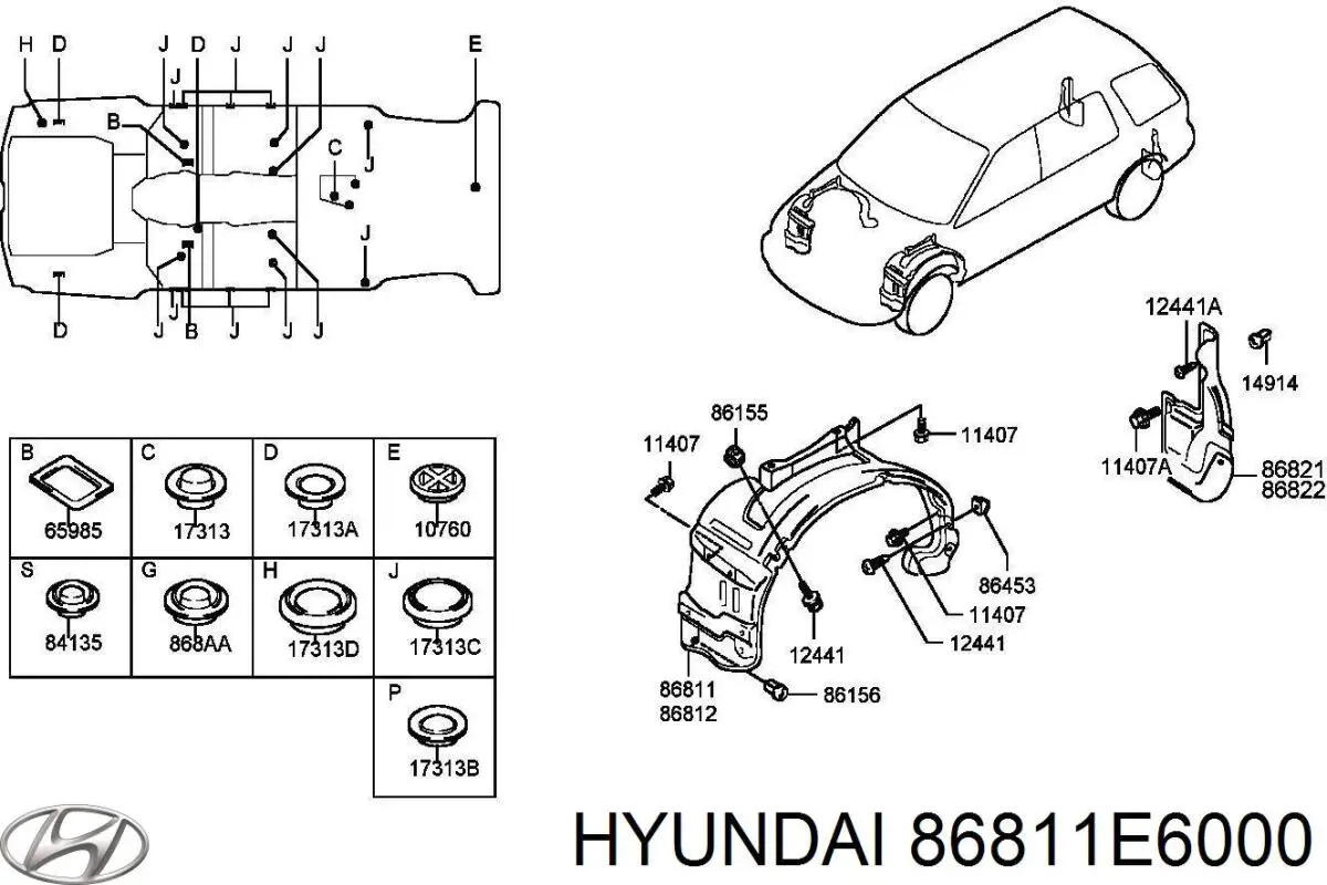 Купити 86811E6000 Hyundai/Kia 