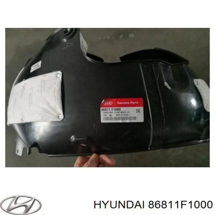 Підкрилок переднього крила, лівий Hyundai/Kia 86811F1000 ціна, від 16.05 USD